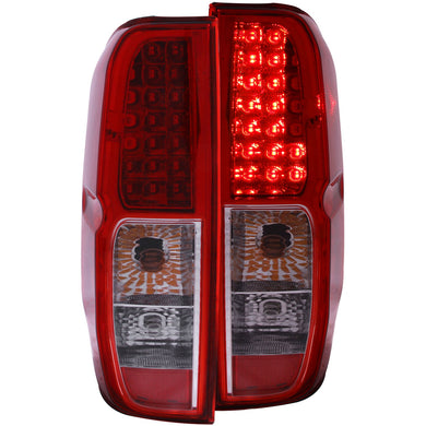 217.99 Anzo LED Tail Lights Nissan Frontier (2005-2013) Red/Clear or Red/Smoke Lens - 311071 - Redline360