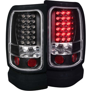 218.38 Anzo LED Tail Lights Dodge Ram 1500/2500/3500 (94-01) Sport Model (94-98) Red/Clear / Clear  / Smoke Lens - Redline360