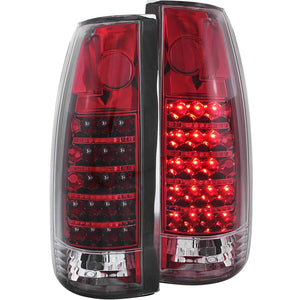210.46 Anzo LED Tail Lights Chevy Suburban (92-99) Blazer Full-Size (92-94) Black or Chrome Housing - Redline360