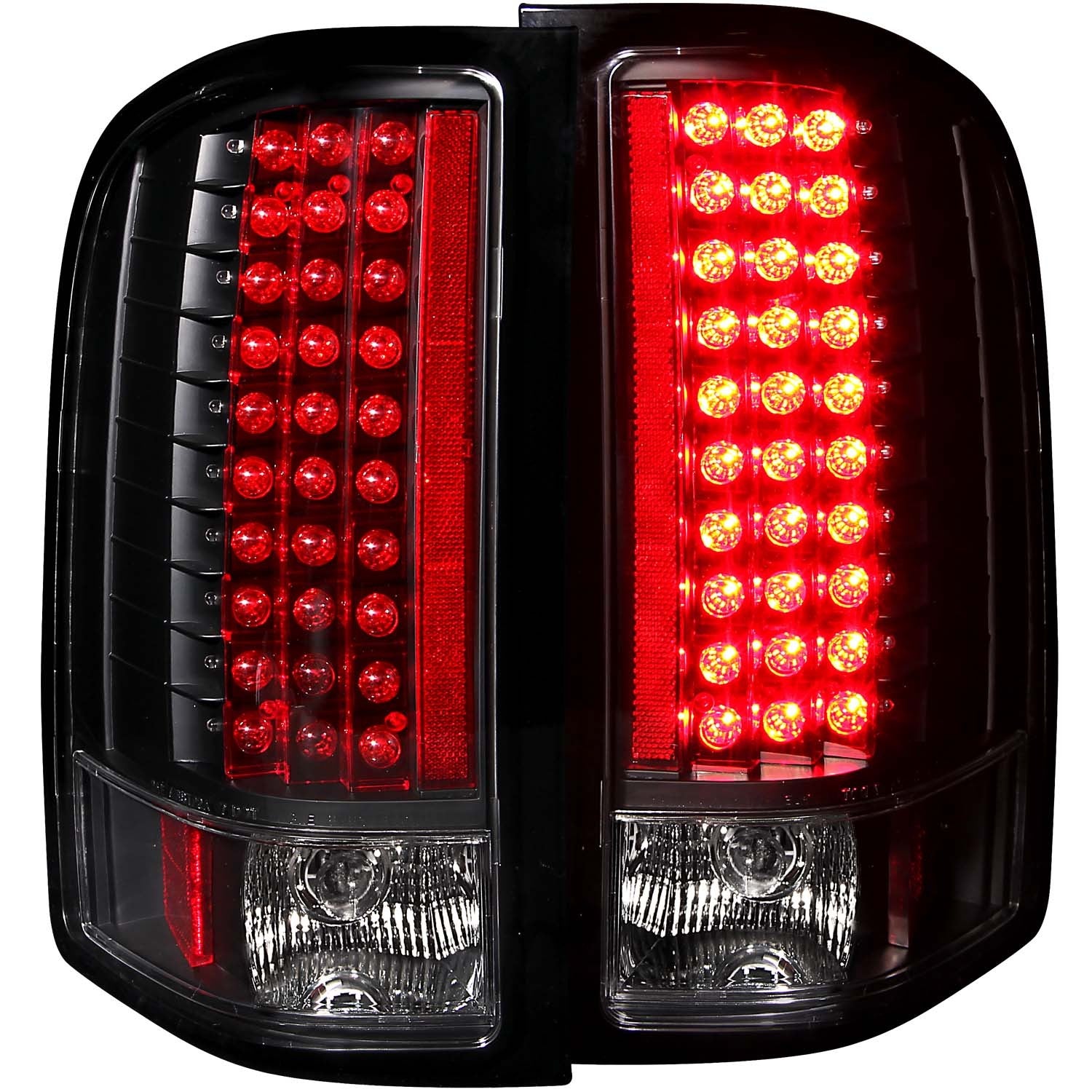 Anzo LED Tail Lights Chevy Silverado 1500 (07-13) 2500HD/3500HD