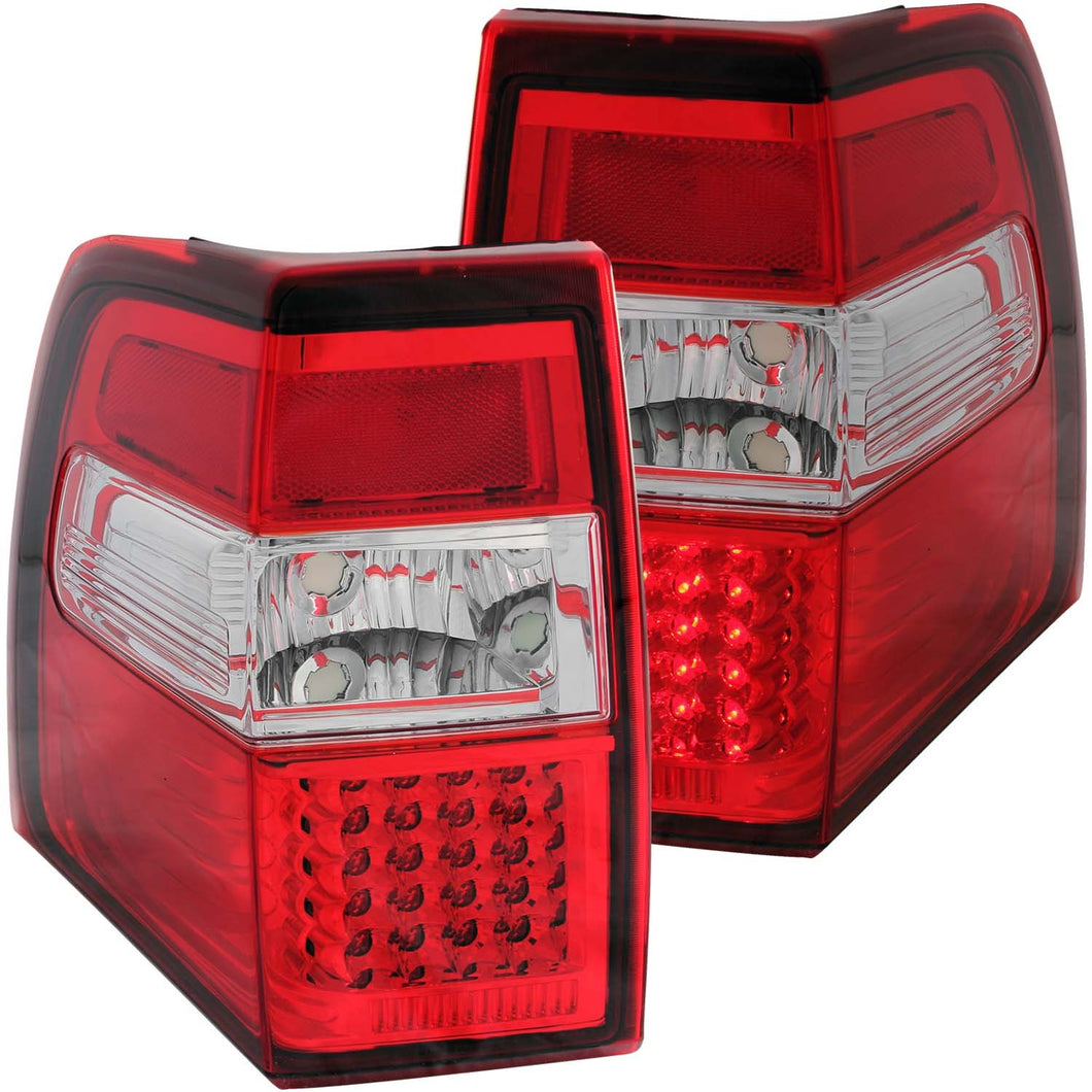 255.59 Anzo LED Tail Lights Ford Expedition (2007-2016) Red/Clear or Clear Lens - Redline360