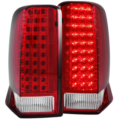 300.73 Anzo LED Tail Lights Cadillac Escalade (02-06) Escalade ESV (03-06) [w/o CAP] Black or Chrome Housing - Redline360