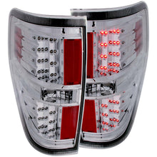 Load image into Gallery viewer, Anzo LED Tail Lights Ford F150 (2009-2014) Black or Chrome Housing - Non-G2 / Clear Lens / Chrome Alternate Image