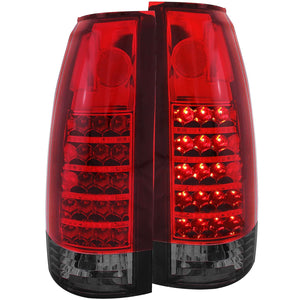 210.46 Anzo LED Tail Lights Chevy Suburban (92-99) Blazer Full-Size (92-94) Black or Chrome Housing - Redline360