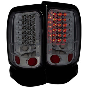 218.38 Anzo LED Tail Lights Dodge Ram 1500/2500/3500 (94-01) Sport Model (94-98) Red/Clear / Clear  / Smoke Lens - Redline360