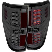 Load image into Gallery viewer, Anzo LED Tail Lights Ford F150 (2009-2014) Black or Chrome Housing - Non-G2 / Smoke Lens / Chrome Alternate Image