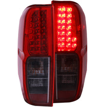 Load image into Gallery viewer, Anzo LED Tail Lights Nissan Frontier (2005-2013) Red/Clear or Red/Smoke Lens - 311071 - Red/Smoke Alternate Image