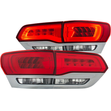 407.42 Anzo LED Tail Lights Jeep Grand Cherokee (2014-2017) Black or Chrome Housing - Redline360