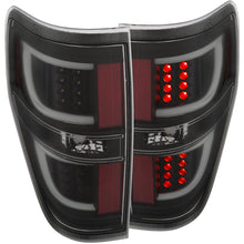 Load image into Gallery viewer, Anzo LED Tail Lights Ford F150 (2009-2014) Black or Chrome Housing - G2 / Clear Lens/Black Alternate Image