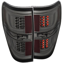 Load image into Gallery viewer, Anzo LED Tail Lights Ford F150 (2009-2014) Black or Chrome Housing - G2 / Red/Smoke Alternate Image