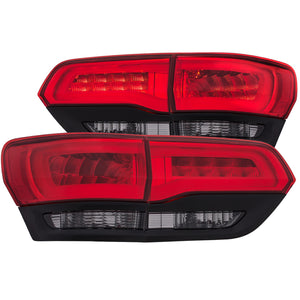 407.42 Anzo LED Tail Lights Jeep Grand Cherokee (2014-2017) Black or Chrome Housing - Redline360
