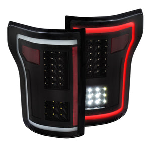 338.40 Anzo LED Tail Lights Ford F150 (2015-2017) Black or Chrome Housing - Redline360