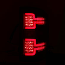 Load image into Gallery viewer, Anzo LED Tail Lights Chevy Silverado 1500/2500HD/3500HD (14-18) Sequential Turn Signal - Smoke / Clear - Clear Lens/Black Alternate Image