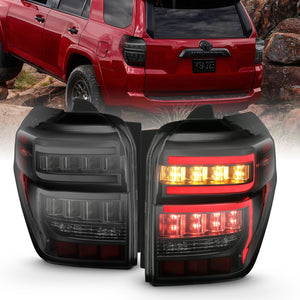 449.02 Anzo Tail Lights Toyota 4Runner (14-20) 5th Gen - Sequential Turn LED - Chrome / Black / Smoked - Redline360