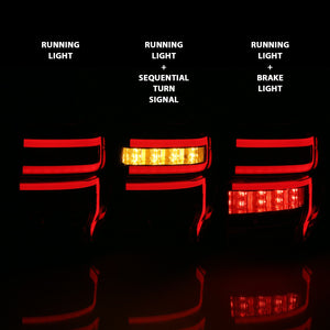 449.02 Anzo Tail Lights Toyota 4Runner (14-20) 5th Gen - Sequential Turn LED - Chrome / Black / Smoked - Redline360