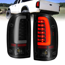 Load image into Gallery viewer, Anzo LED Tail Lights Toyota Tacoma (1995-2000) Black w/ White LED C-Bar Alternate Image