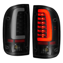 Load image into Gallery viewer, Anzo LED Tail Lights Toyota Tacoma (1995-2000) Black w/ White LED C-Bar Alternate Image