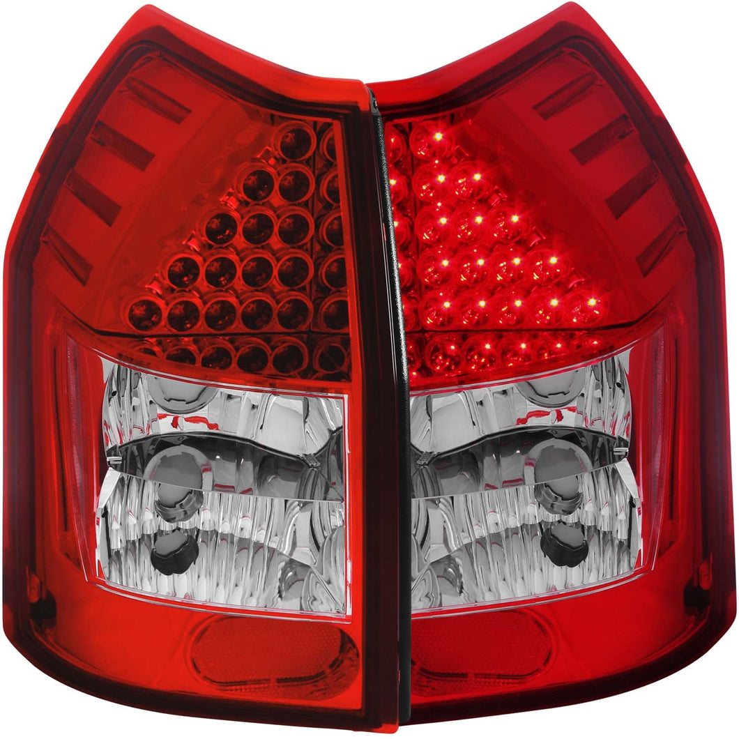 246.48 Anzo LED Tail Lights Dodge Magnum (05-08) Red/Clear / Clear / Smoke Lens - Redline360