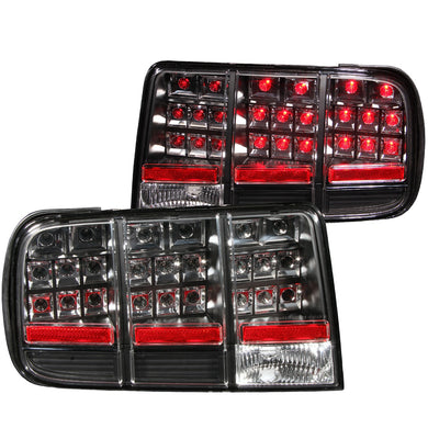 246.48 Anzo LED Tail Lights Ford Mustang (05-09) Clear Lens / Black Housing - 321020 - Redline360