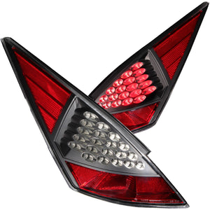 271.17 Anzo LED Tail Lights Nissan 350Z (2003-2005) Red / Clear / Smoke Lens - 321083 - Redline360