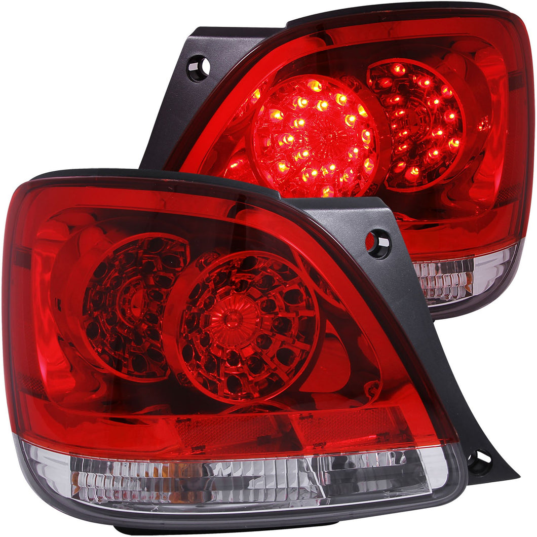 231.58 Anzo LED Tail Lights Lexus GS300 (01-05) GS400 (2001) GS430 (02-05) Red/Clear Lens - 321101 - Redline360