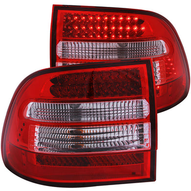 630.16 Anzo LED Tail Lights Porsche Cayenne (2003-2006) Red/Clear or Smoke Lens - Redline360