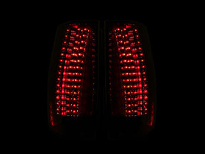 375.70 Anzo LED Tail Lights Cadillac Escalade (07-13) Escalade Hybrid (09-13) [Lower Panel] 321287 - Redline360