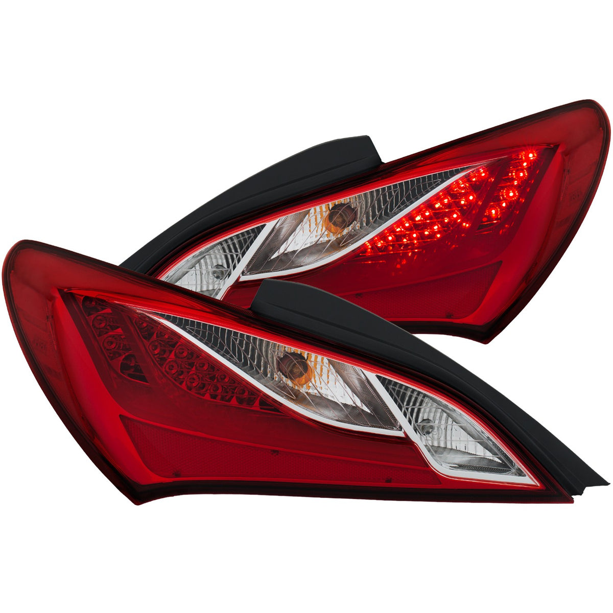 Anzo LED Tail Lights Hyundai Genesis Coupe (20102013) Red / Smoke