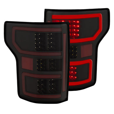 361.02 Anzo LED Tail Lights Ford F150 (2018-2019-2020) Smoked, Black or Chrome - Redline360
