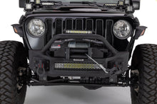 Load image into Gallery viewer, 721.57 Go Rhino Rockline Front Bumper Jeep Gladiator JT (2020, 2021) - Stubby w/ Over rider Light Mount Bar / Winch &amp; LED Ready - Redline360 Alternate Image