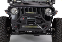 Load image into Gallery viewer, Go Rhino Rockline Front Bumper Jeep Wrangler JK (2018) - Stubby w/ Over rider Light Mount Bar / Winch &amp; LED Ready - Default Title Alternate Image