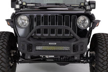 Load image into Gallery viewer, 721.57 Go Rhino Rockline Front Bumper Jeep Gladiator JT (2020, 2021) - Stubby w/ Over rider Light Mount Bar / Winch &amp; LED Ready - Redline360 Alternate Image