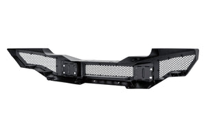 664.07 Go Rhino Rockline Front Bumper Jeep Wrangler (07-17, 19-21) - Full Width / Winch & LED Ready - Redline360