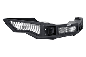 664.07 Go Rhino Rockline Front Bumper Jeep Wrangler (07-17, 19-21) - Full Width / Winch & LED Ready - Redline360