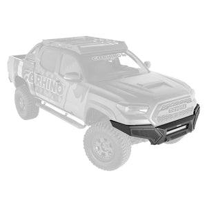 1429.95 Go Rhino Element Front Bumper Toyota Tacoma (16-22) w/ Power Actuated Hide-Away or Fixed Light Bar Mount - Redline360