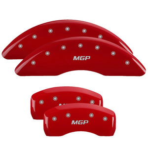 229.00 MGP Brake Caliper Covers Infiniti Q50 / Q60 (2014-2019) Red / Yellow / Black - Redline360