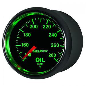 196.17 Autometer GS Series Stepper Motor Oil Temperature Gauge (2-1/16") 3856 - Redline360