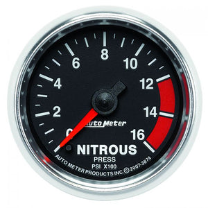 269.19 AutoMeter GS Series Stepper Motor Nitrous Pressure Gauge (2-1/16") 3874 - Redline360