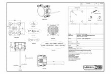 Load image into Gallery viewer, Morimoto Universal Sealed3 90mm LED Low Beam Headlights - Low Beam Alternate Image