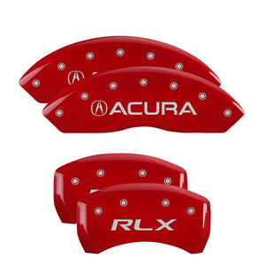 249.00 MGP Brake Caliper Covers Acura RLX (2014-2017) Red / Yellow / Black - Redline360