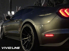 Load image into Gallery viewer, Raxiom LED Side Marker Lights Ford Mustang S550 (15-23) [Axial Series - Rear] Smoked Optical Reflector or Smoked Lenses - Smoked Optical Reflector Alternate Image