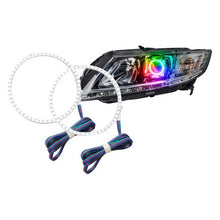 Load image into Gallery viewer, Oracle Headlight Halo Rings Honda CRZ (2010-2016) Multicolored LED Rings - White Alternate Image
