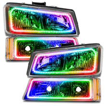 Load image into Gallery viewer, 215.96 Oracle LED Headlight Halo Kit Chevy Silverado (2003-2006) [Square] Multicolored - Redline360 Alternate Image