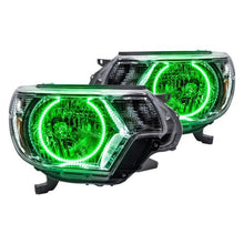 Load image into Gallery viewer, Headlight LED Halo Kit Toyota Tacom 2012 to 2015 Plasma Green Alternate Image