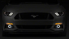 Load image into Gallery viewer, Raxiom LED Fog Lights Ford Mustang w/ Factory Fog Lights (15-17) Black Housing w/ Honeycomb Mesh Grille Alternate Image