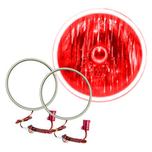 Load image into Gallery viewer, Oracle 7" Round LED Headlight Halo Kit - Multicolored - ColorSHIFT w/ No Controller Alternate Image
