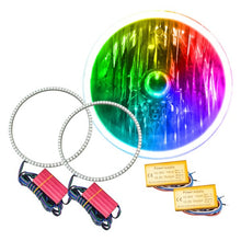 Load image into Gallery viewer, Oracle 7" Round LED Headlight Halo Kit - Multicolored - ColorSHIFT w/ No Controller Alternate Image