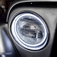 Load image into Gallery viewer, Oracle 7" Round LED Headlight Halo Kit - Multicolored - ColorSHIFT w/ No Controller Alternate Image