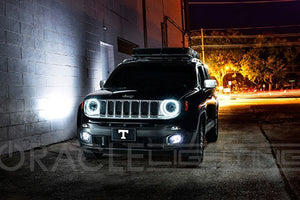 179.96 Oracle LED Headlight Halo Kit Jeep Renegade (2015-2020) Multicolored - Redline360