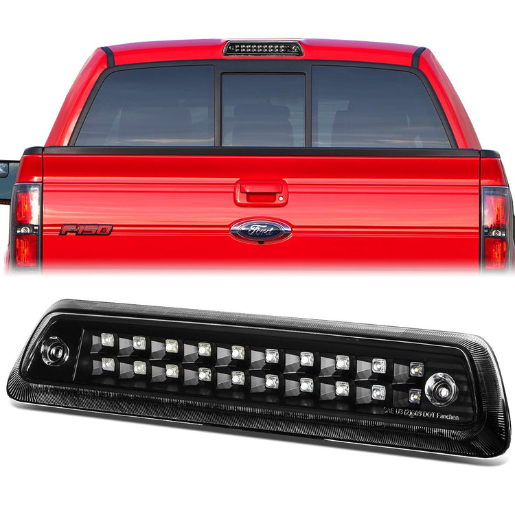DNA Third Brake Light Ford F150 (09-14) LED Cargo Light - Black / Chrome /  Red / Smoke
